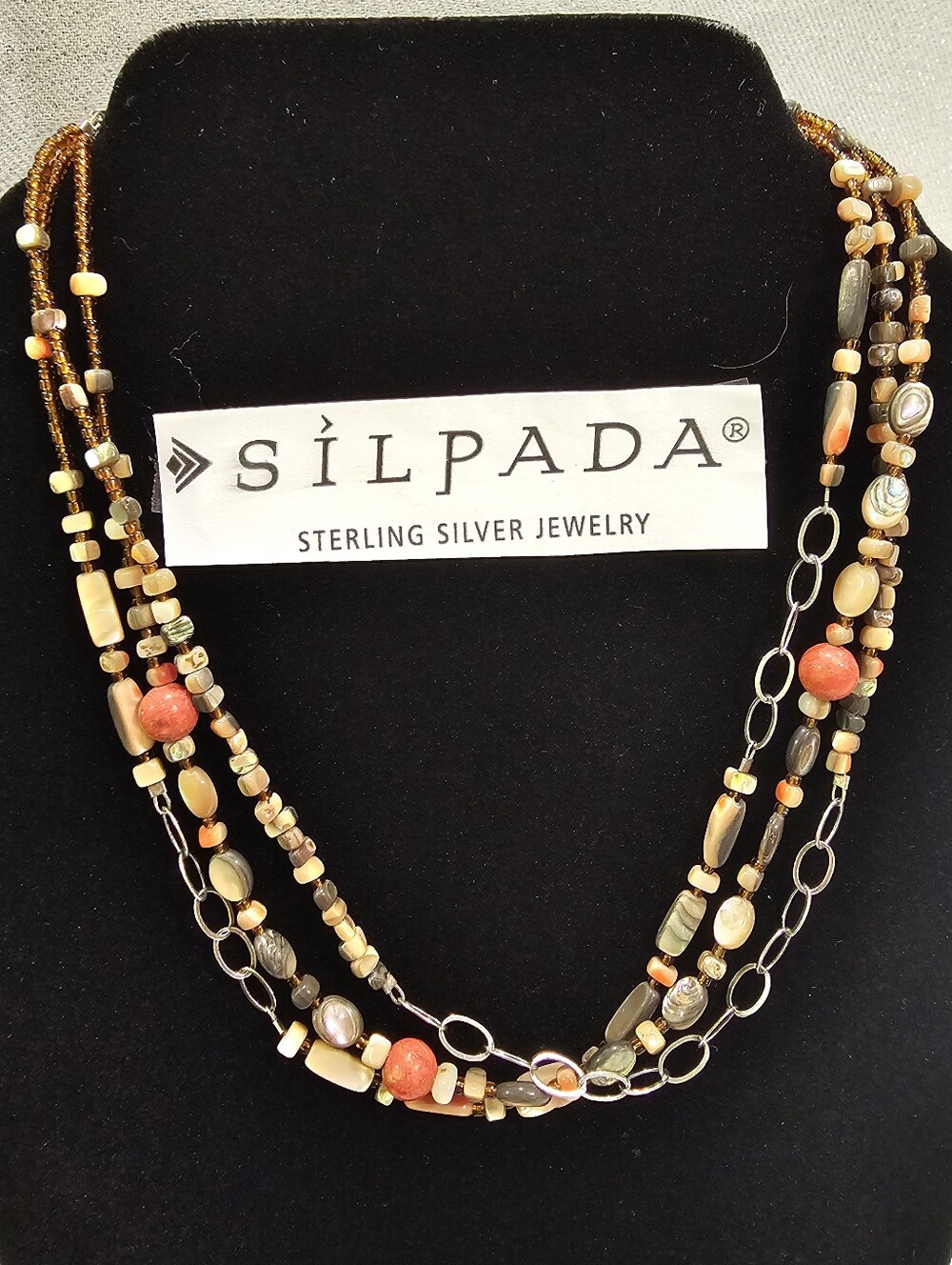 SILPADA "Fiesta Fun" N1563 Layered Necklace